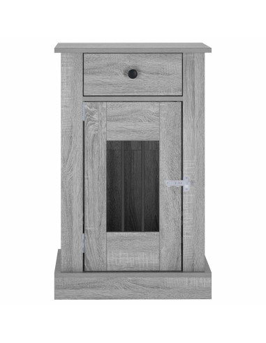 Mobile da cassa per cani Sonoma grigio 50 x 47,5 x 80 cm
