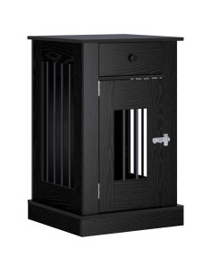 Mobile da cassa per cani Rovere Nero 50 x 47,5 x 80 cm 2