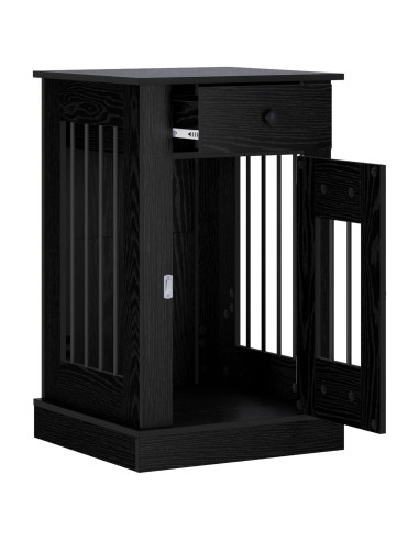 Mobile da cassa per cani Rovere Nero 50 x 47,5 x 80 cm