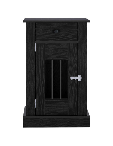 Mobile da cassa per cani Rovere Nero 50 x 47,5 x 80 cm