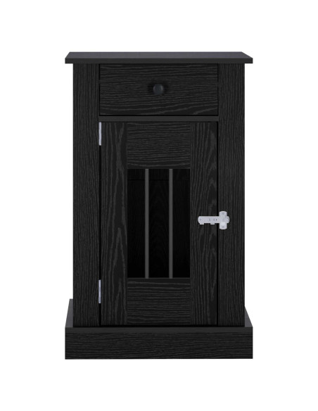 Mobile da cassa per cani Rovere Nero 50 x 47,5 x 80 cm
