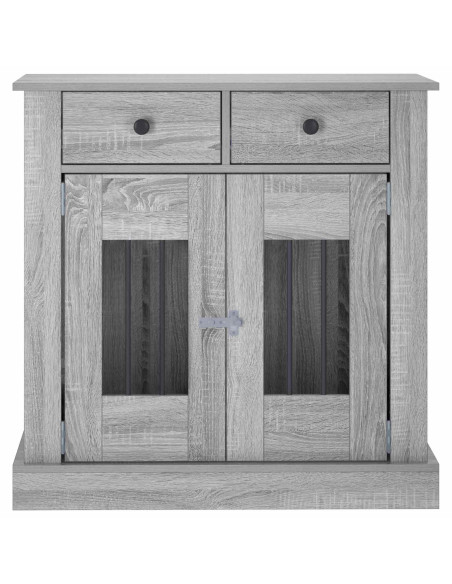 Mobile da cassa per cani Sonoma grigio 80 x 47,5 x 80 cm