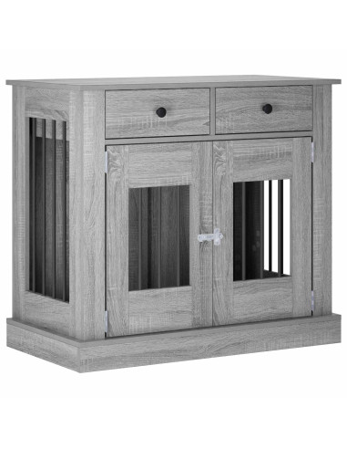 Mobile da cassa per cani Sonoma grigio 90 x 47,5 x 80 cm