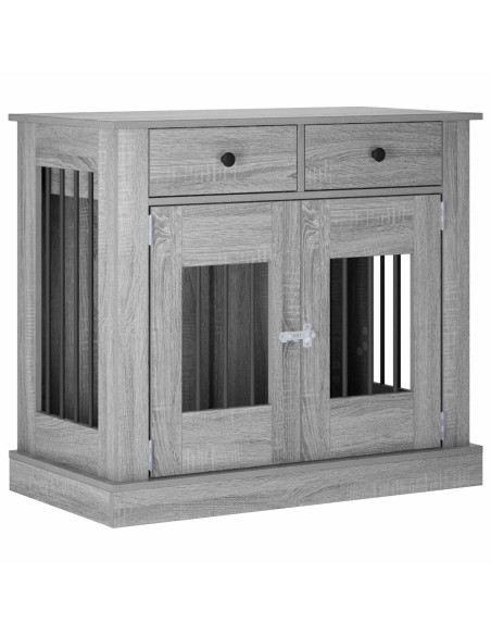 Mobile da cassa per cani Sonoma grigio 90 x 47,5 x 80 cm