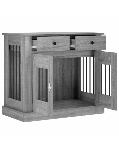 Mobile da cassa per cani Sonoma grigio 90 x 47,5 x 80 cm