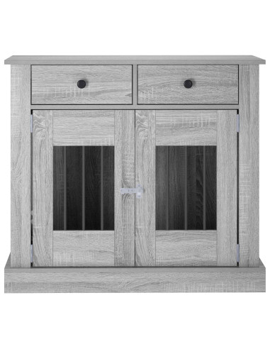 Mobile da cassa per cani Sonoma grigio 90 x 47,5 x 80 cm