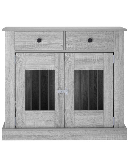 Mobile da cassa per cani Sonoma grigio 90 x 47,5 x 80 cm