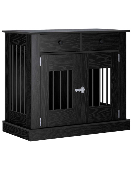Mobile da cassa per cani Rovere Nero 90 x 47,5 x 80 cm