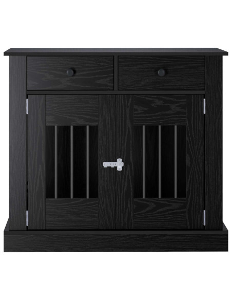 Mobile da cassa per cani Rovere Nero 90 x 47,5 x 80 cm
