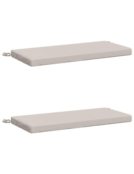 Cuscini per Panchina a 2 Pezzi SOEST 2 pz 100% Poliestere