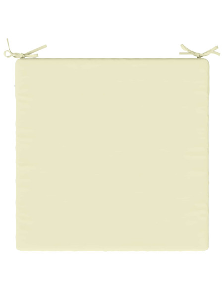 Cuscino per Sedia in Unico Pezzo SOEST 100% Poliestere Crema