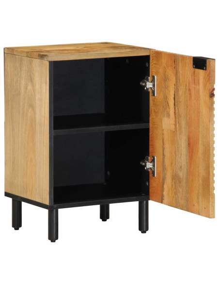 Mobiletto da Bagno Marrone 38x33,5x58 cm Legno di Mango