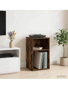 Mobile porta vinili Rovere Fumo 38 x 33 x 61 cm