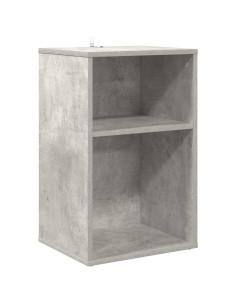 Mobile porta vinili Grigio Cemento 38 x 33 x 61 cm 2