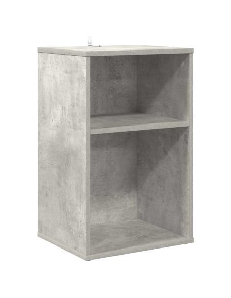 Mobile porta vinili Grigio Cemento 38 x 33 x 61 cm