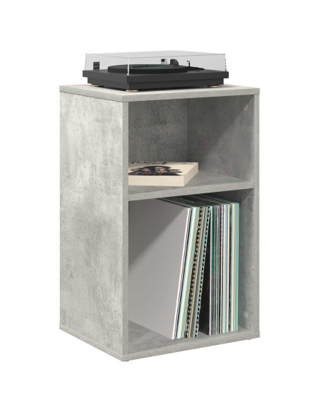 Mobile porta vinili Grigio Cemento 38 x 33 x 61 cm