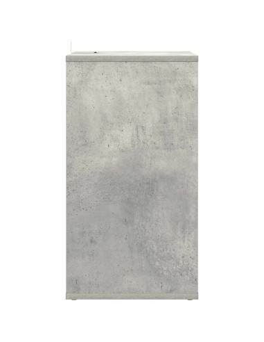 Mobile porta vinili Grigio Cemento 38 x 33 x 61 cm