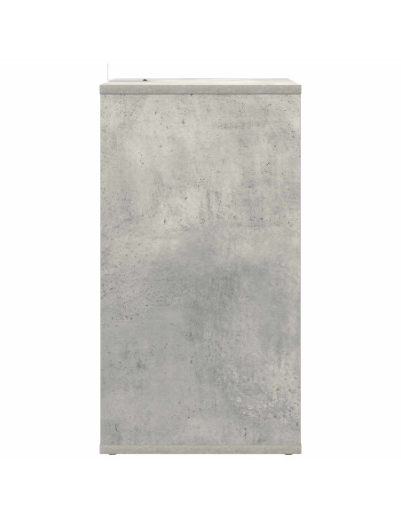 Mobile porta vinili Grigio Cemento 38 x 33 x 61 cm