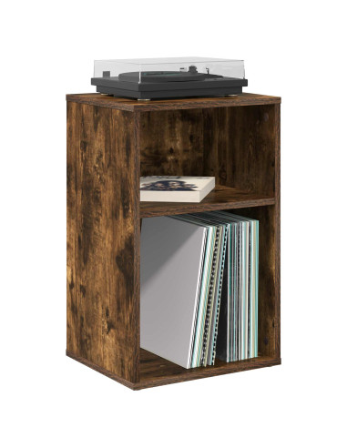 Mobile porta vinili Rovere Fumo 38 x 33 x 61 cm