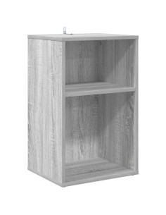 Mobile porta vinili Sonoma grigio 38 x 33 x 61 cm 2