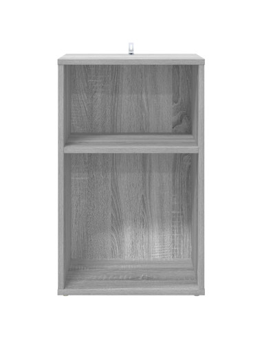 Mobile porta vinili Sonoma grigio 38 x 33 x 61 cm