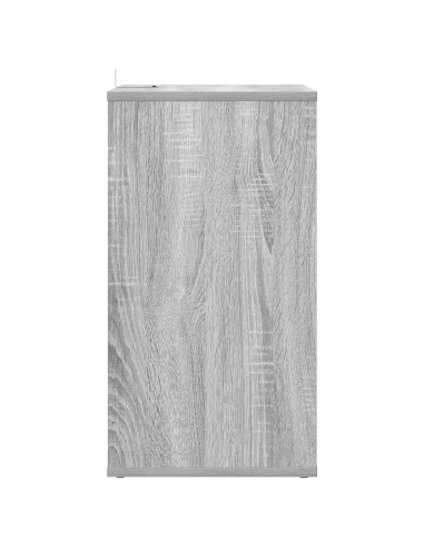 Mobile porta vinili Sonoma grigio 38 x 33 x 61 cm