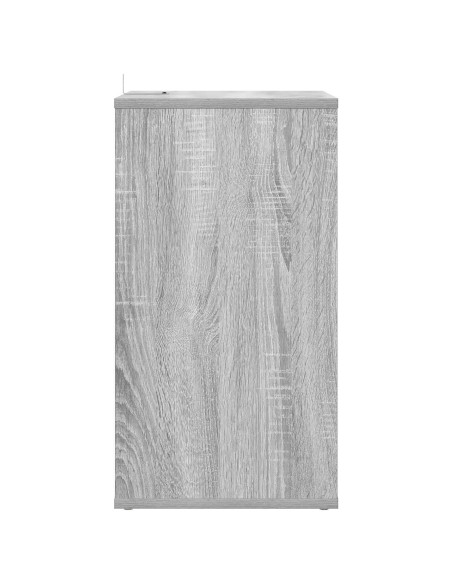Mobile porta vinili Sonoma grigio 38 x 33 x 61 cm