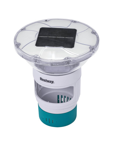 Bestway Luce solare galleggiante Bianco Ø 7,6 cm PC e ABS