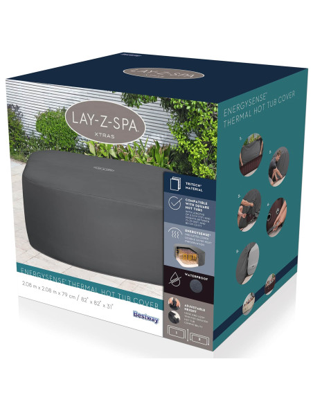 Bestway Copertura PVC e POM Grigio