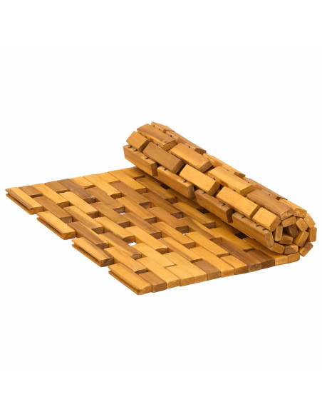 Tappetini da bagno 2 pz Naturale 44 x 60 cm