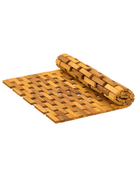Tappetini da bagno Naturale 55 x 80 cm Legno di Acacia Massello