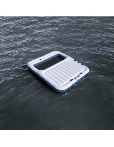 Bestway Isola galleggiante Hydro-Force 2 pz PVC Bianco e Blu