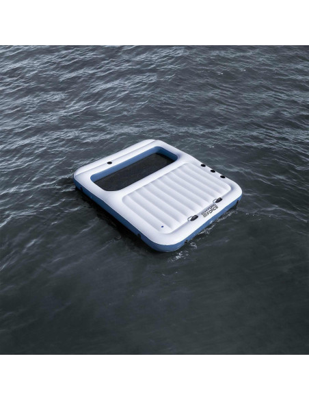 Bestway Isola galleggiante Hydro-Force 2 pz PVC Bianco e Blu