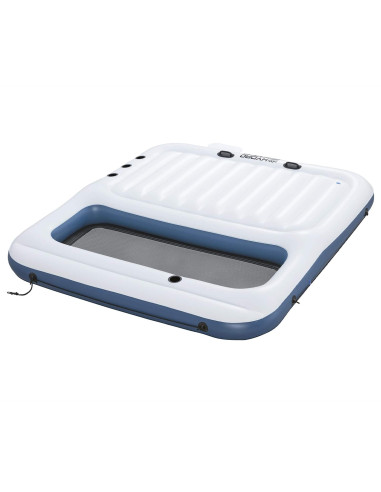 Bestway Isola galleggiante Hydro-Force 2 pz PVC Bianco e Blu