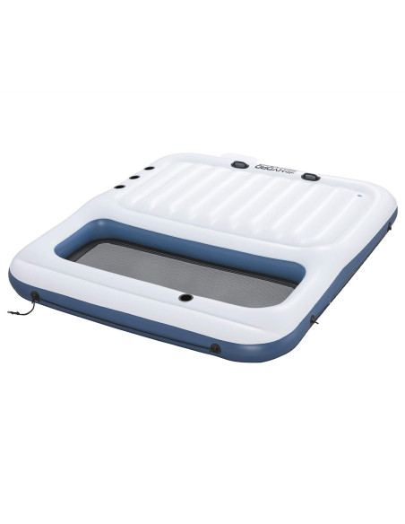 Bestway Isola galleggiante Hydro-Force 2 pz PVC Bianco e Blu