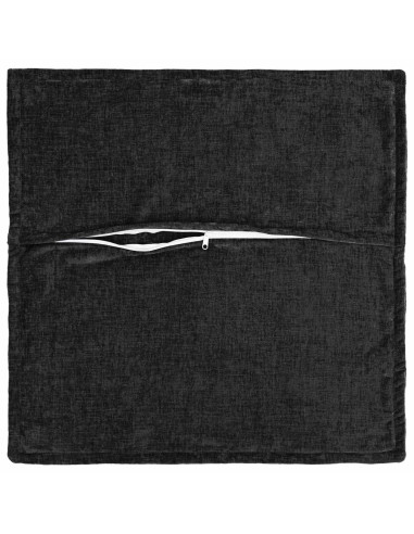 Federa 12 pz HOUTEN Antracite 45 x 45 cm Tessuto Chenille