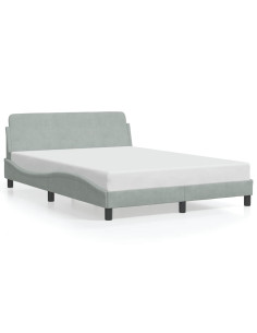 Giroletto Dover Grigio Chiaro 137x190 cm in Velluto 2