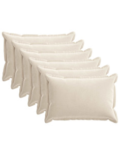 Federa 6 pz HOUTEN Crema 50 x 75 cm Tessuto Chenille 2