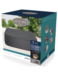 Bestway Copertura PVC e POM Grigio 2
