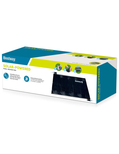 Bestway Materassino per Riscaldamento Solare della Piscina Nero PVC