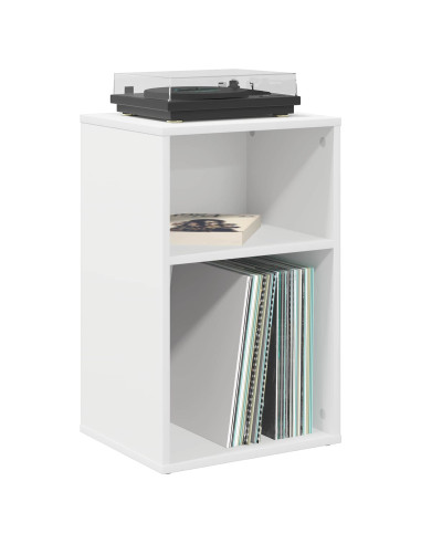 Mobile porta vinili Bianco 38 x 33 x 61 cm Legno ingegnerizzato
