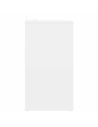 Mobile porta vinili Bianco 38 x 33 x 61 cm Legno ingegnerizzato