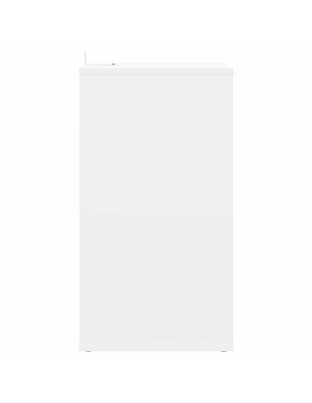 Mobile porta vinili Bianco 38 x 33 x 61 cm Legno ingegnerizzato