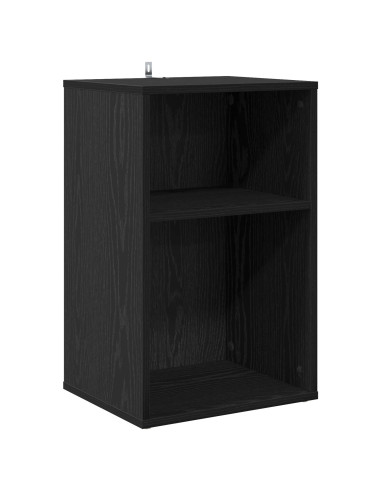 Mobile porta vinili Rovere Nero 38 x 33 x 61 cm