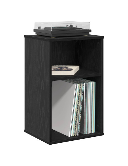 Mobile porta vinili Rovere Nero 38 x 33 x 61 cm