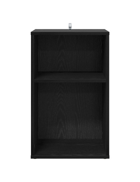 Mobile porta vinili Rovere Nero 38 x 33 x 61 cm