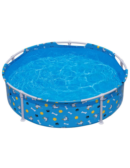 Bestway Piscina per giochi per animali domestici sopraelevata Rotondo