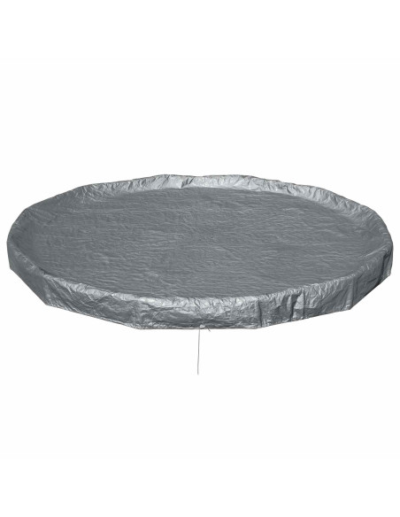 Bestway Copertura per piscina Ø3,66 m Rotondo Poliestere Grigio