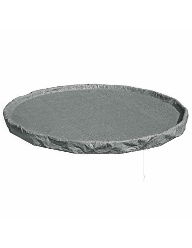 Bestway Copertura per piscina Ø4,57 m Rotondo Poliestere Grigio
