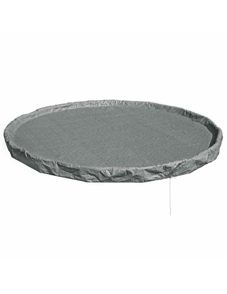 Bestway Copertura per piscina Ø4,57 m Rotondo Poliestere Grigio